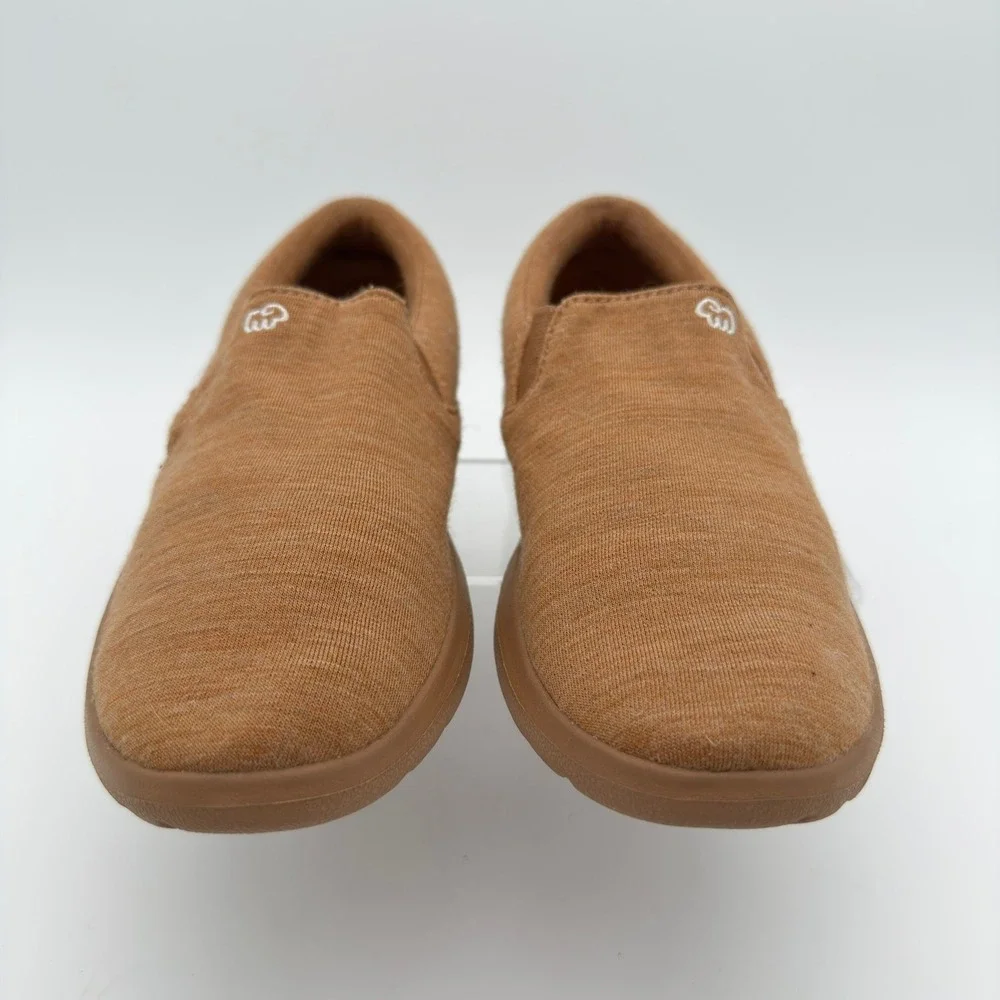Merinos Merino Wool Slip On House Slippers Camel Women's US 7 EU 37